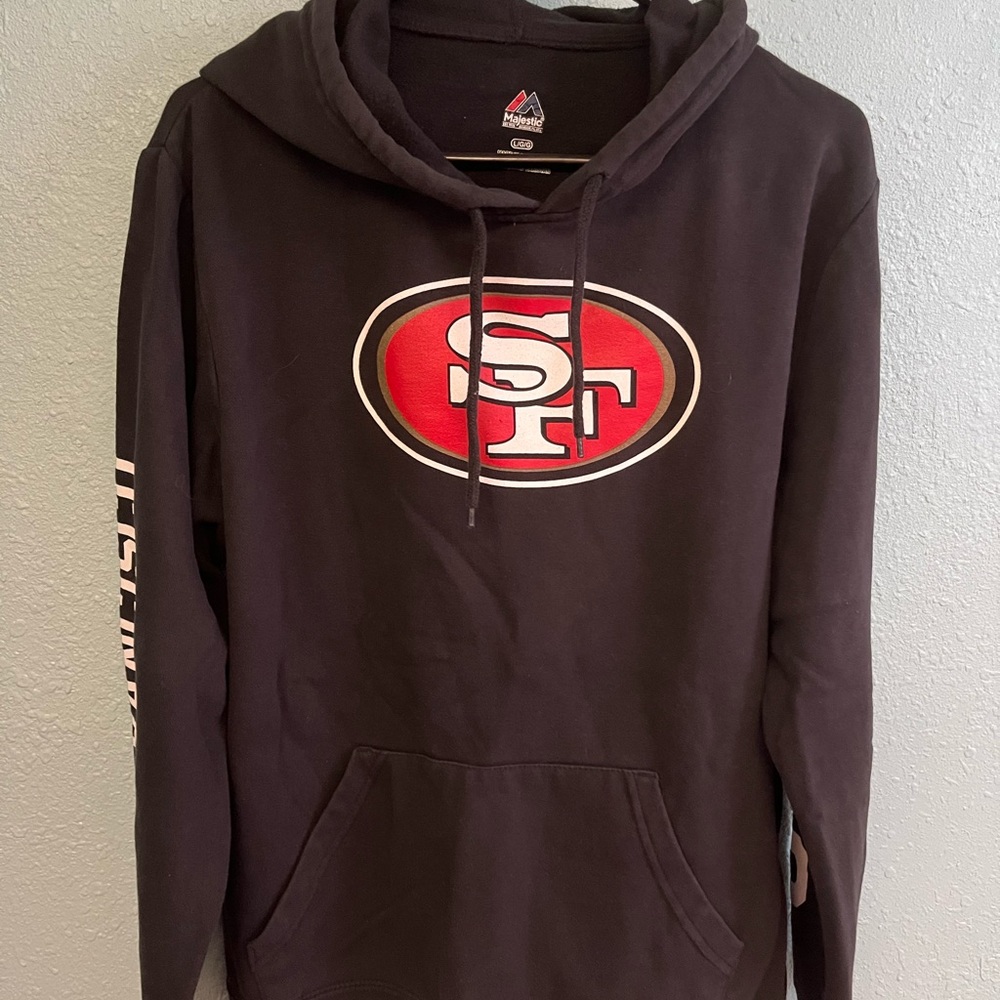 Black Majestic Hoodie Sz L
